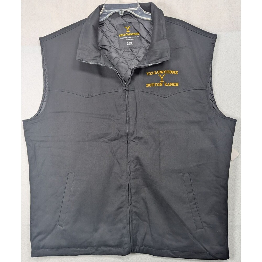 Yellowstone - Dutton Ranch - Quilted Vest Jacket - Size 3XL